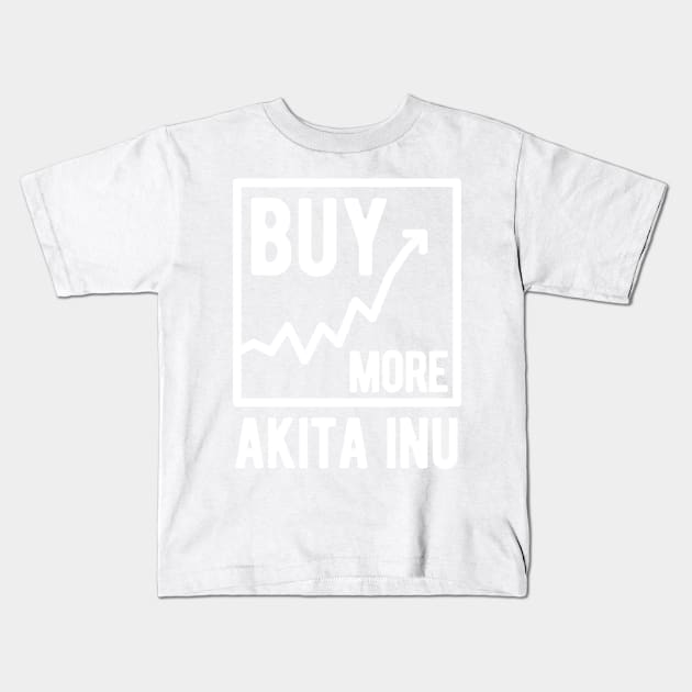 Buy More Akita Inu Kids T-Shirt by blueduckstuff